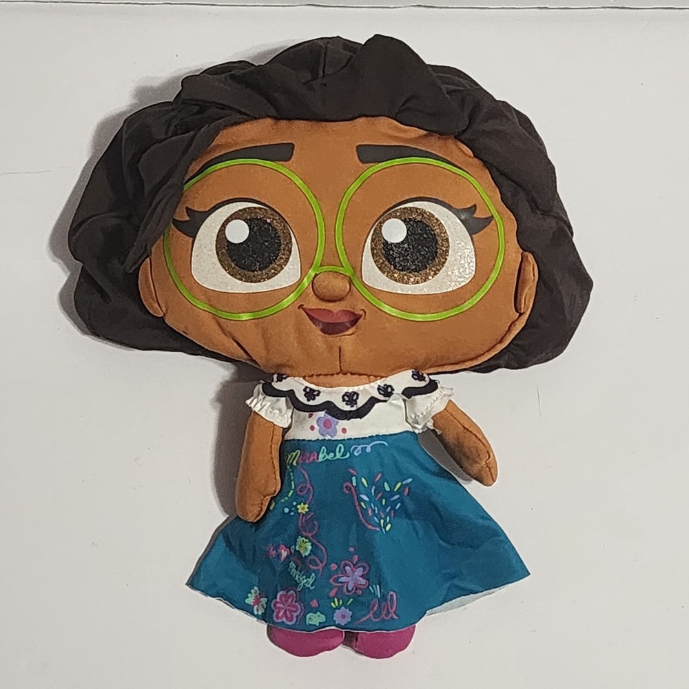 Disney Doorables Encanto Mirabel Puffables Plush Large Glitter Eyes 9" Just Play